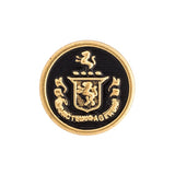 Lion Embossed Metal Blazer Buttons - 1 Dozen