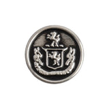 Lion Embossed Metal Blazer Buttons - 1 Dozen