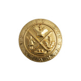 Coat of Arms Embossed Metal Blazer Buttons - 1 Dozen