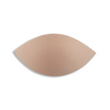 Non-Serged Demi Half Pad - One Size - 1 Pair/Pack - Beige