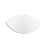 Non-Serged Demi Half Pad - One Size - 1 Pair/Pack - Beige