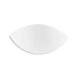 Non-Serged Molded Half Pad - One Size - 1 Pair/Pack - Beige