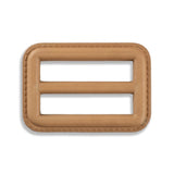 Imitation Leather Belt Buckles - 1 1/2" - Tan