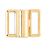 Metal Lingerie Strap Buckles -1 Set/Pack - Gold
