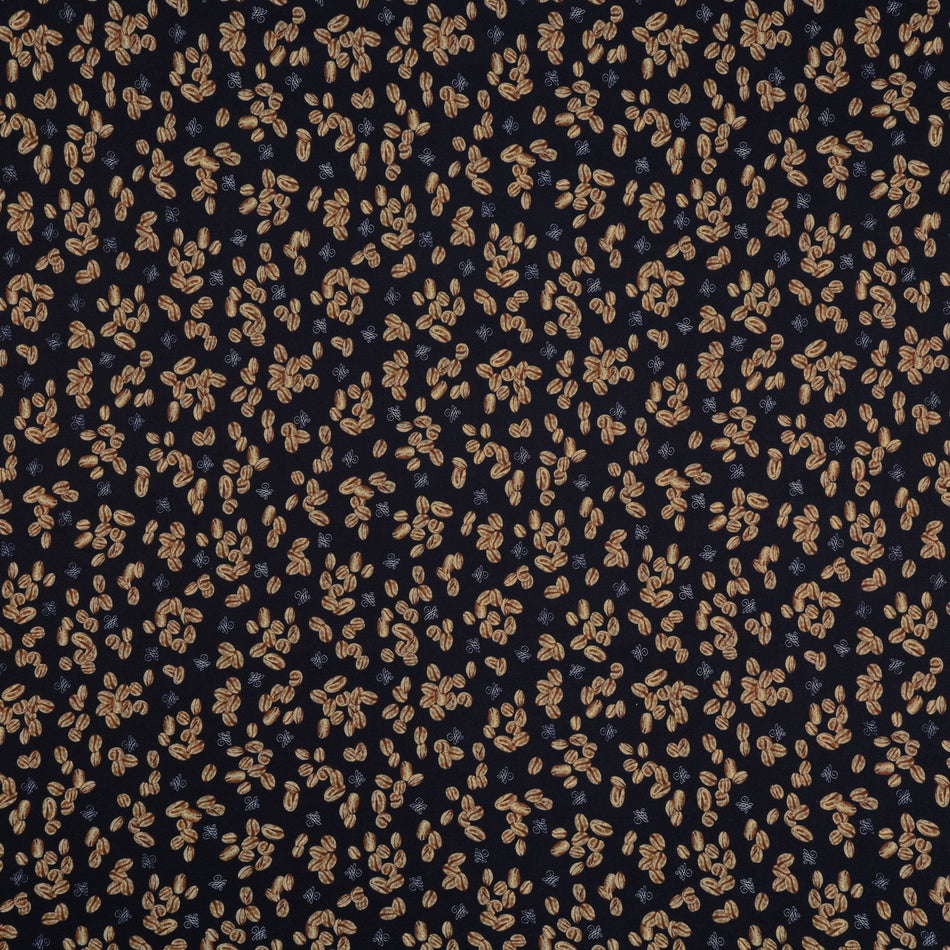 Perfect Brew Fabric Collection - Coffee Beans Black