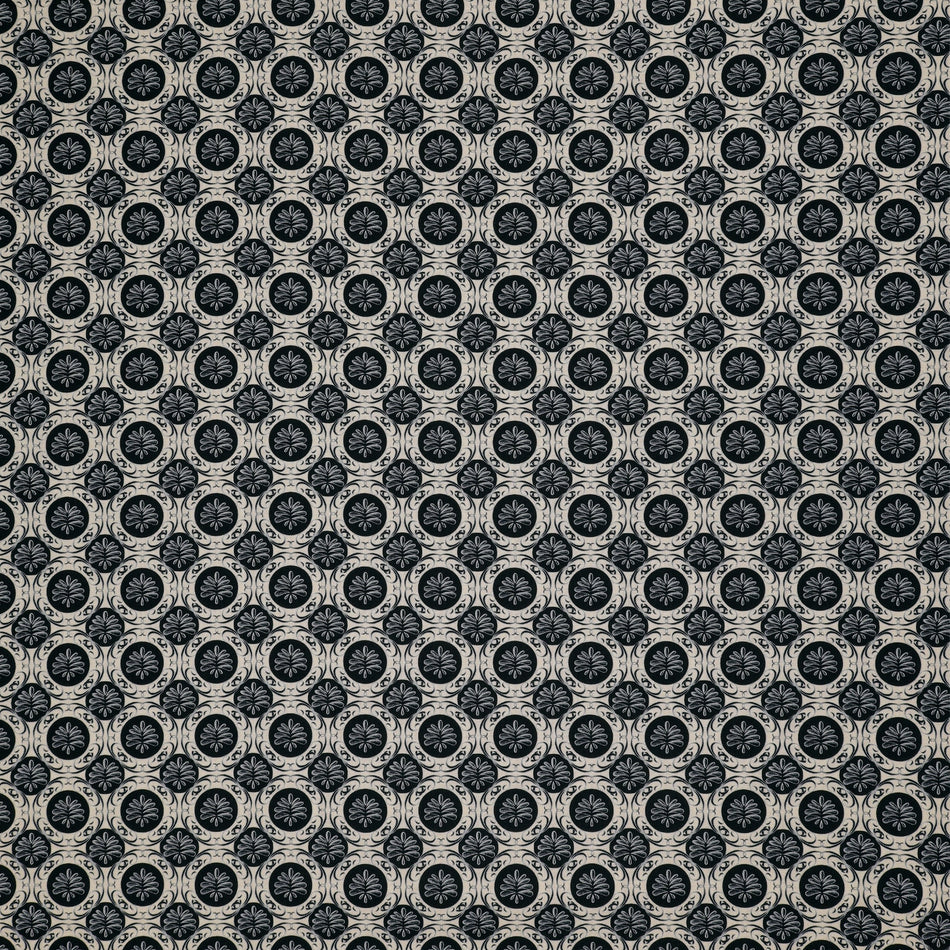 Perfect Brew Fabric Collection - Medallion Geo Cream/Black
