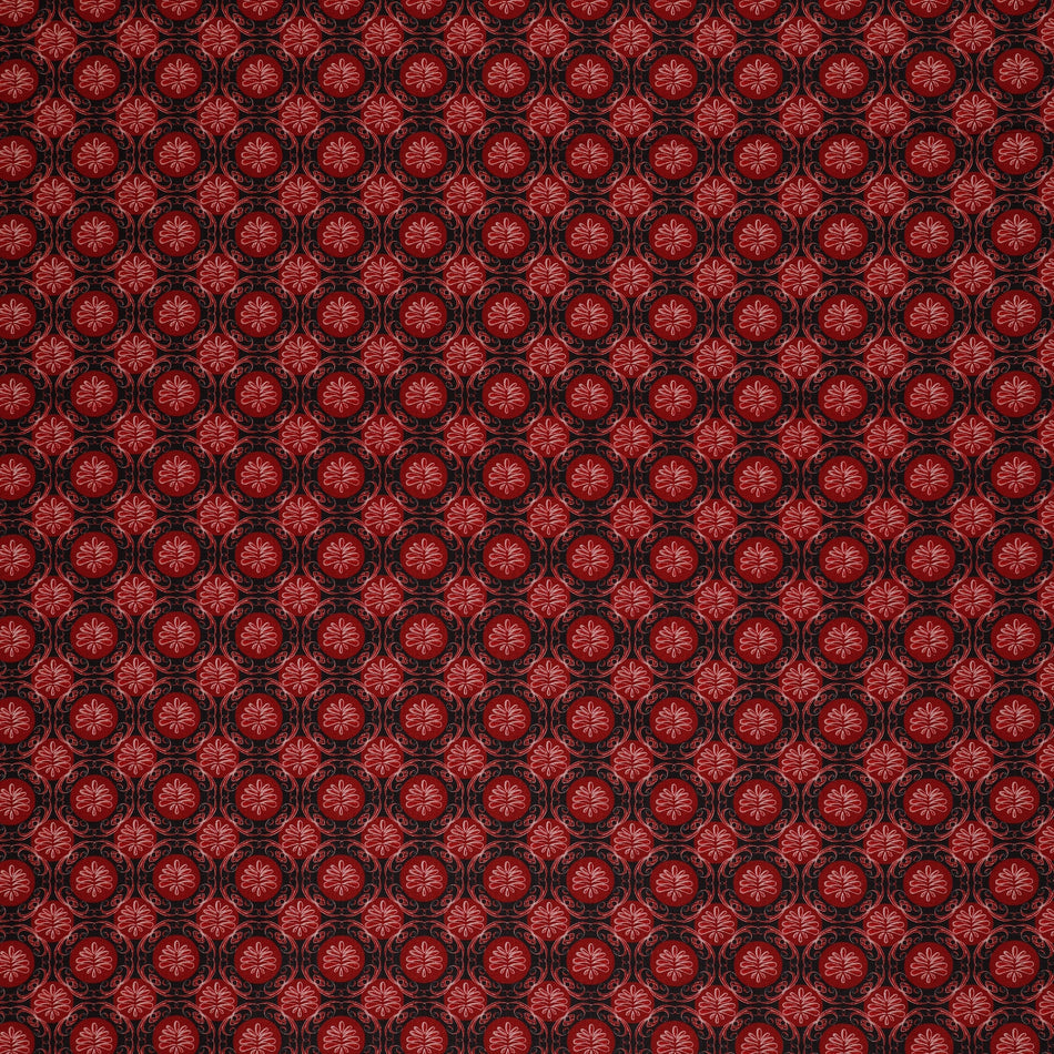 Perfect Brew Fabric Collection - Medallion Geo Black/Red