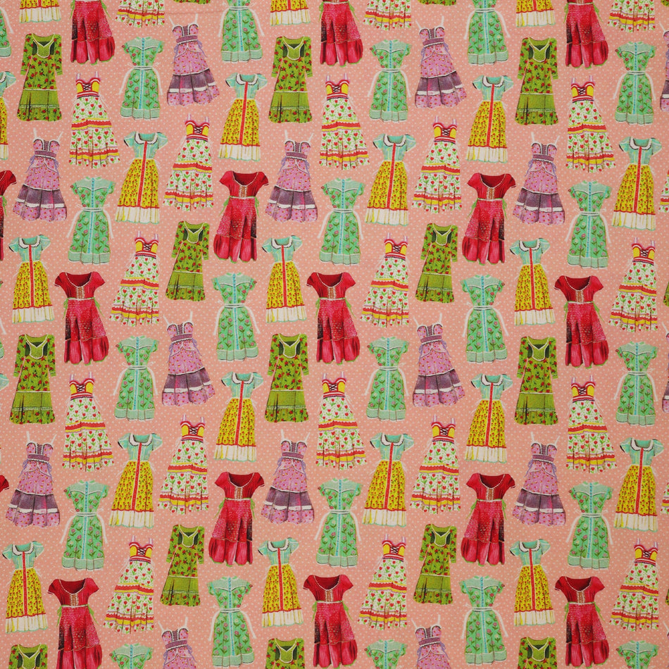 A Prairie Heart Fabric Collection - Prairie Dresses Light Peach Jam