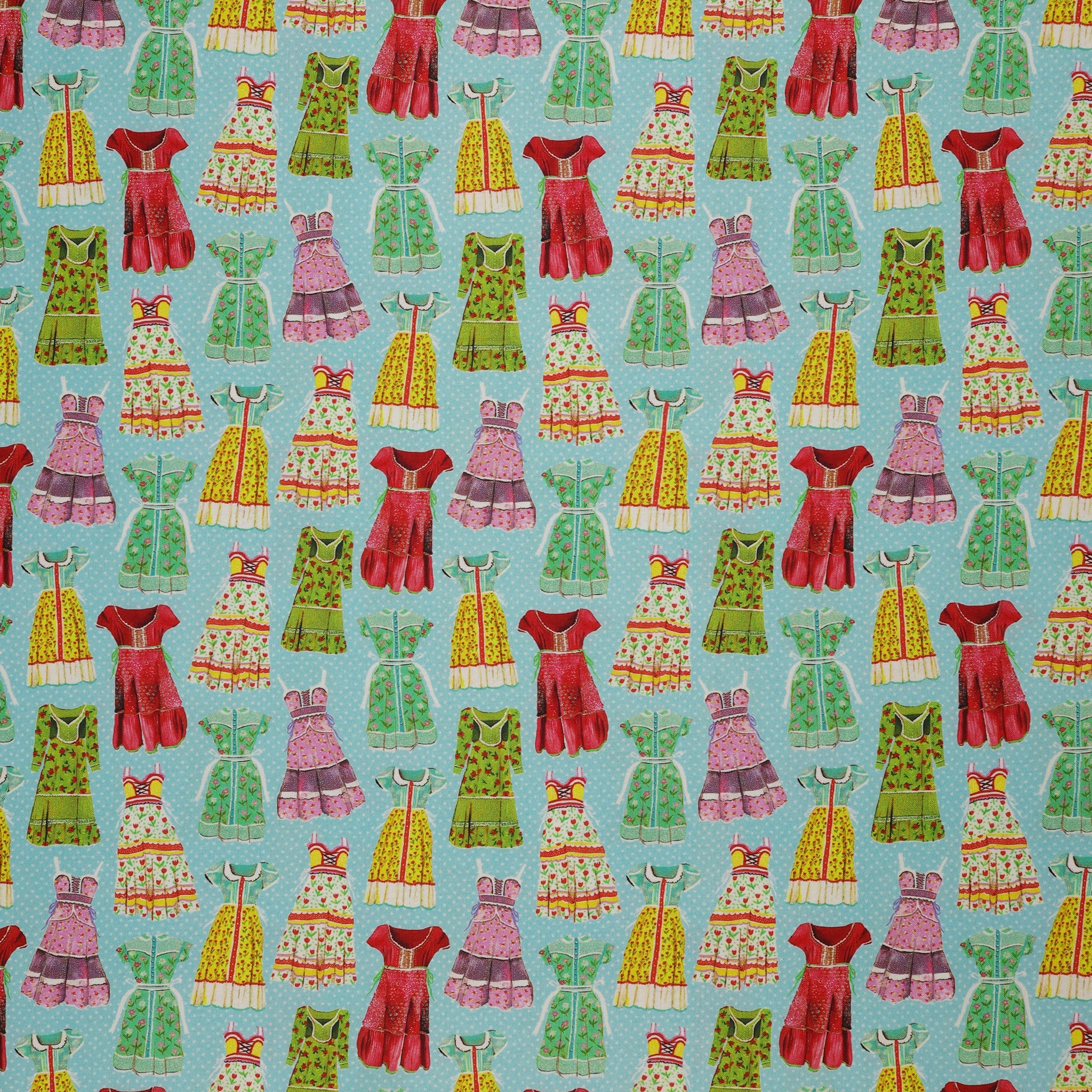 A Prairie Heart Fabric Collection - Prairie Dresses Light Prairie Sky