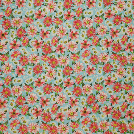 A Prairie Heart Fabric Collection - Country Bloom Prairie Sky
