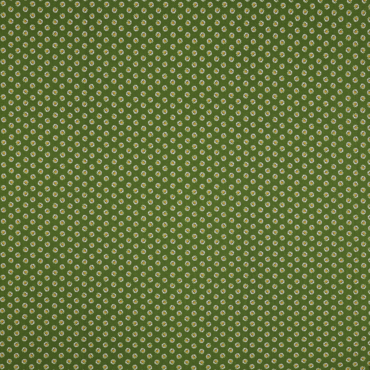 A Prairie Heart Fabric Collection - Dainty Daisy Dark Fern