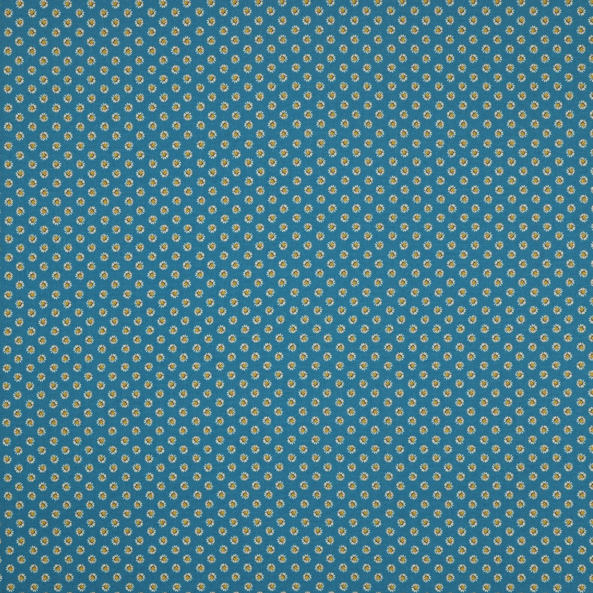 A Prairie Heart Fabric Collection - Dainty Daisy Dark Prairie Sky