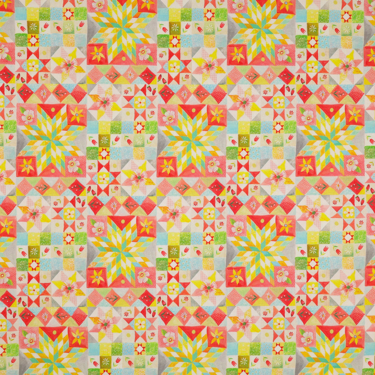 A Prairie Heart Fabric Collection - Heirloom Quilt Multi