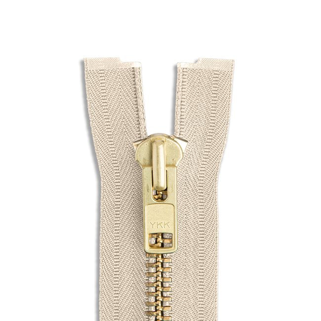 YKK #10 Brass Jacket Zipper