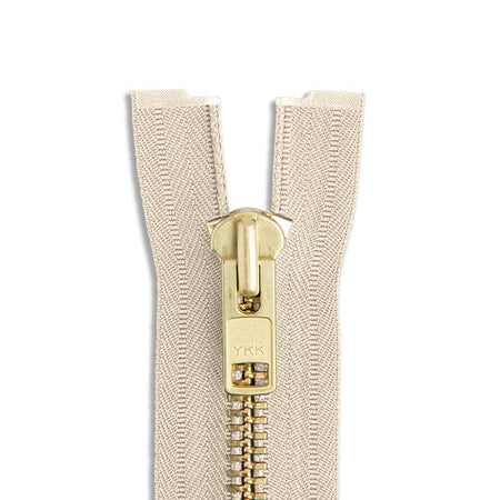 YKK #10 Brass Jacket Zipper