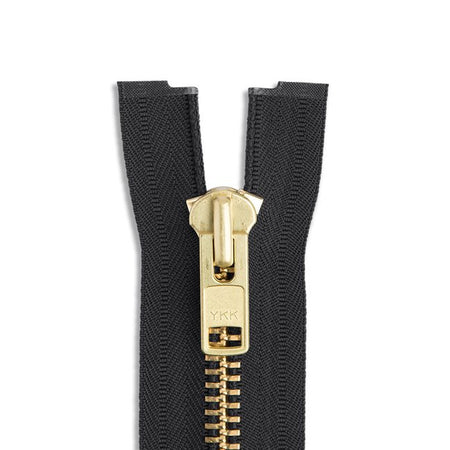 YKK #10 Brass Jacket Zipper