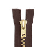 YKK #10 Brass Jacket Zipper