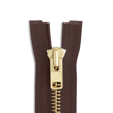 YKK #10 Brass Jacket Zipper