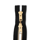 YKK #10 Brass Two-Way Non-Separating Coverall Zipper