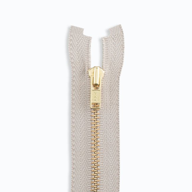 YKK #3 Brass Jacket Zipper