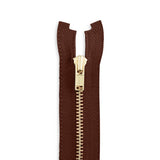 YKK #3 Brass Jacket Zipper