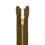 YKK #3 Brass Jacket Zipper