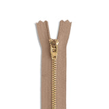 YKK #4.5 Brass Pant/Dress Zipper – 3"-14"