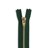 YKK #4.5 Brass Pant/Dress Zipper – 3"-14"