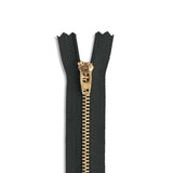 YKK #4.5 Brass Pant/Dress Zipper – 3"-14"