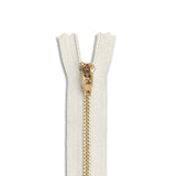 YKK #4.5 Brass Pant/Dress Zipper – 3"–14"