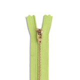 YKK #4.5 Brass Pant/Dress Zipper – 3"–14"