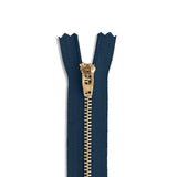 YKK #4.5 Brass Pant/Dress Zipper – 3"–14"