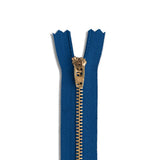 YKK #4.5 Brass Pant/Dress Zipper – 3"–14"