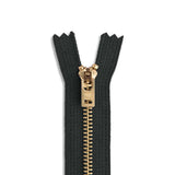 YKK #5 Brass Jean Zipper – 3"-14"