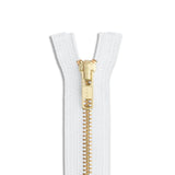 YKK #5 Brass Jacket Zipper – 12"–60"