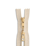 YKK #5 Brass Two-Way Non-Separating Coverall Zipper