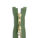 YKK #5 Brass Two-Way Jacket Zipper