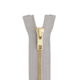 YKK #5 Brass Jacket Zipper – 12"–60"