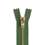YKK #5 Brass Jean Zipper – 3"–11"
