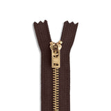 YKK #5 Brass Jean Zipper – 3"–11"