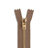 YKK #5 Brass Jean Zipper – 3"–11"