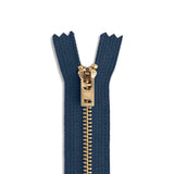 YKK #5 Brass Jean Zipper – 3"–11"