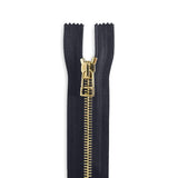 Italian Made High-Quality Finish #5 Brass Open Pull Bag Zipper