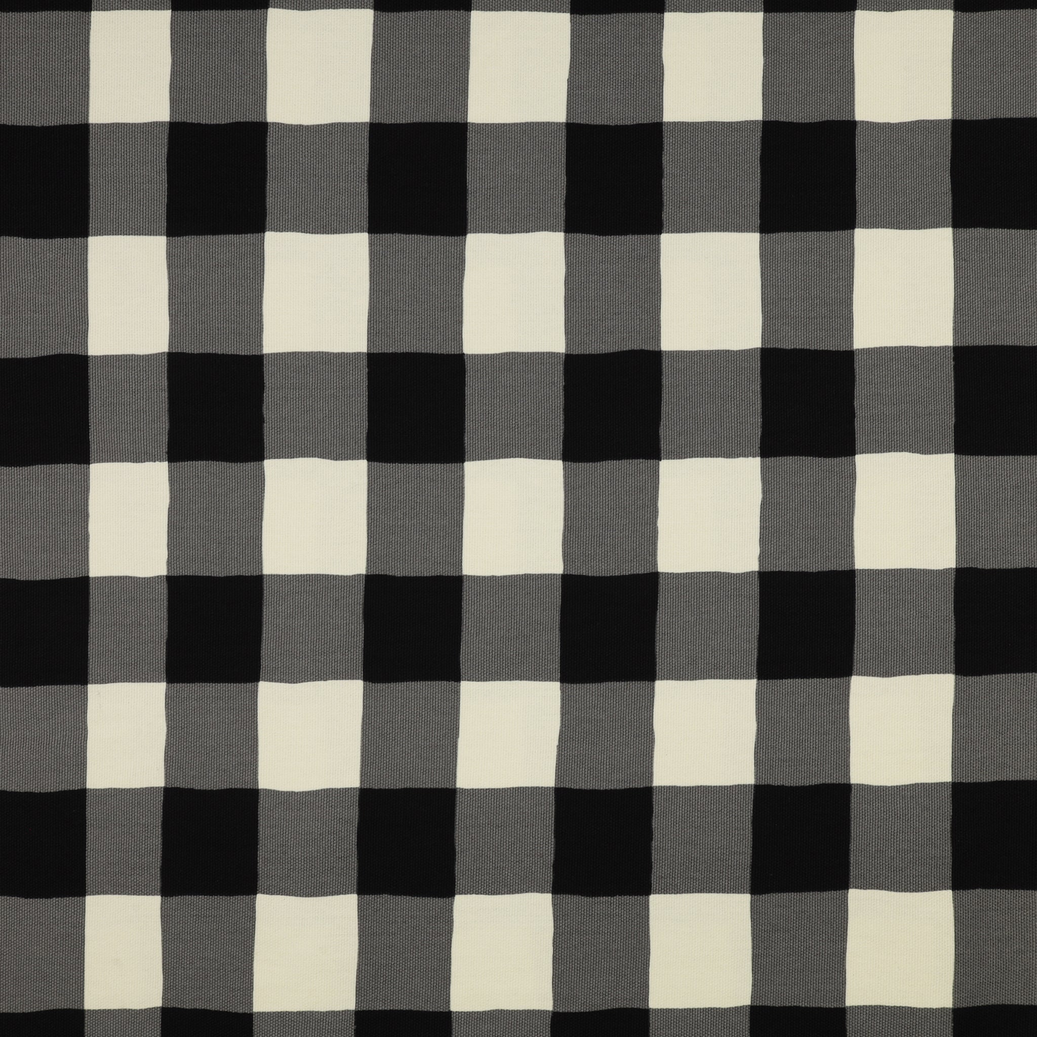 Plaid of my Dreams Snow in Canvas