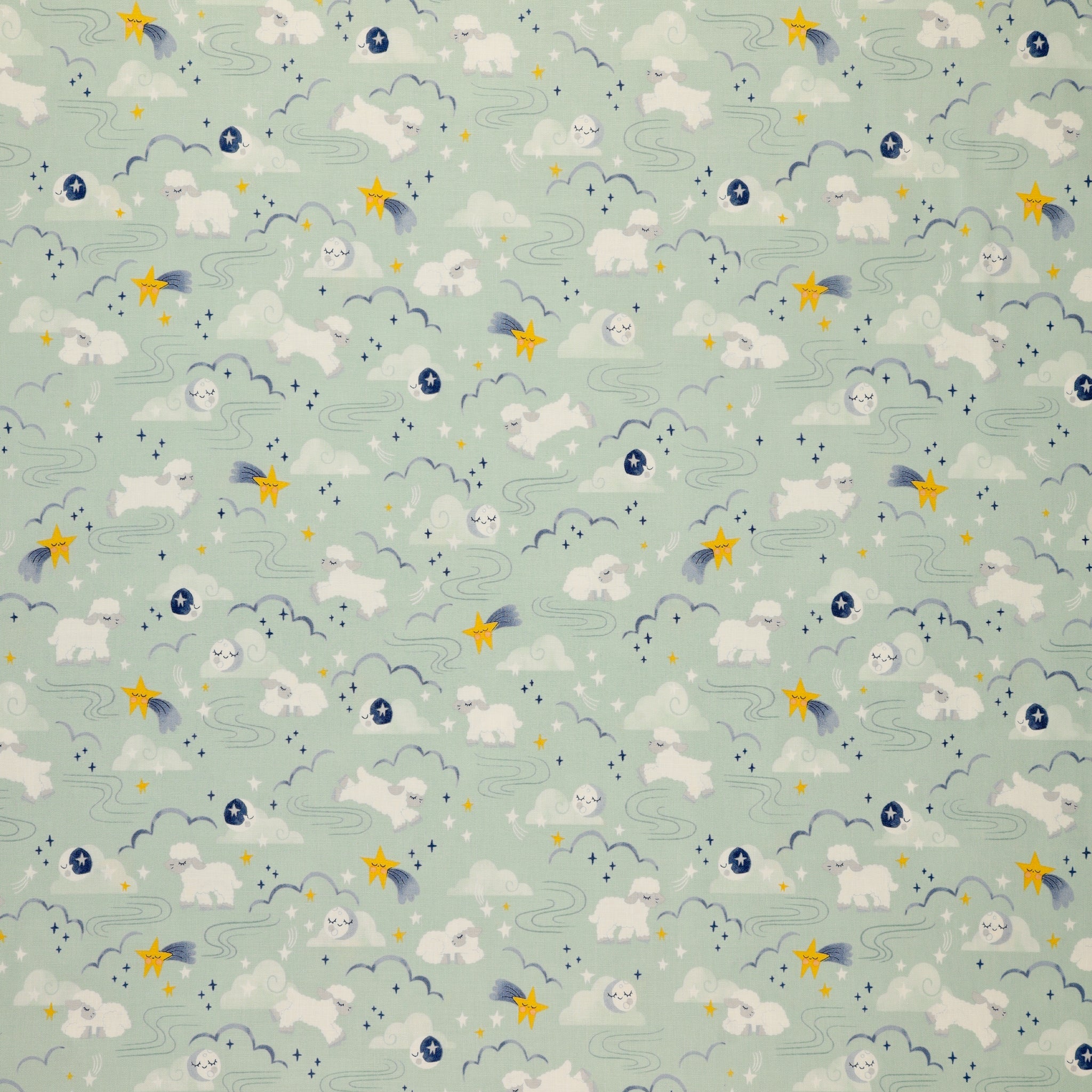 Twinkle Little Star Fabric Collection - Main Mist