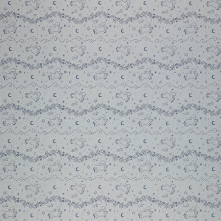 Twinkle Little Star Fabric Collection - Counting Sheep Blue
