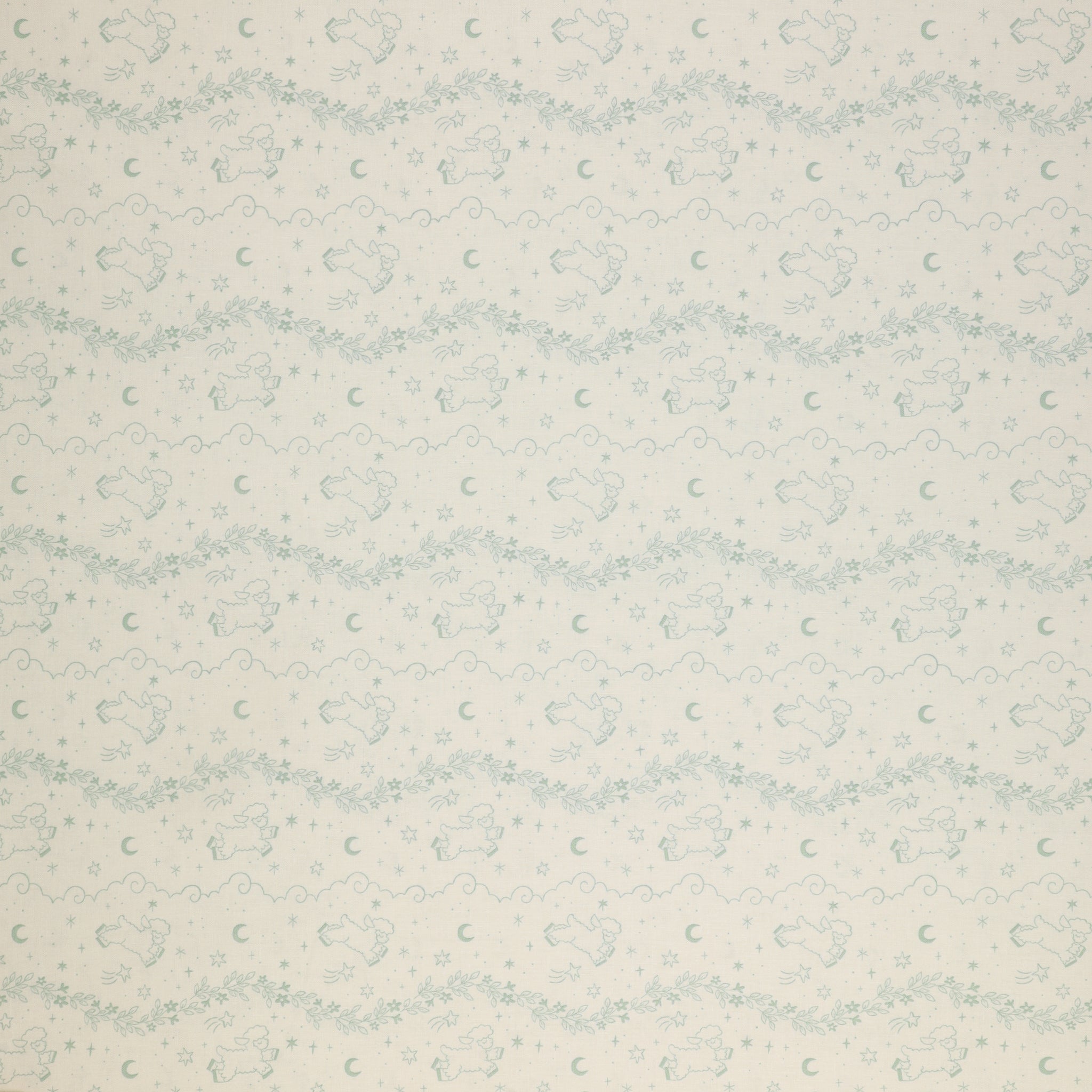 Twinkle Little Star Fabric Collection - Counting Sheep Cloud