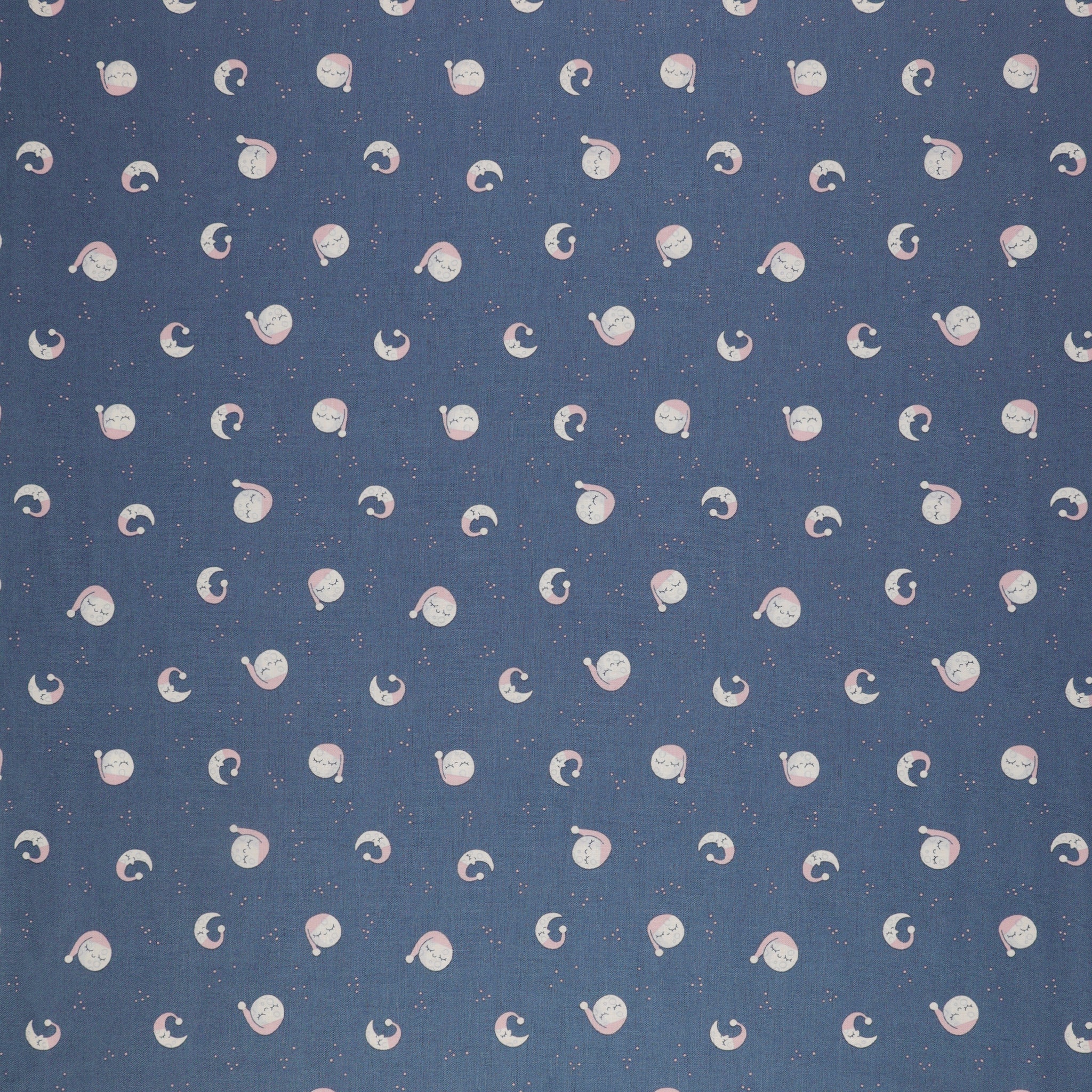 Twinkle Little Star Fabric Collection - Goodnight Moon Denim