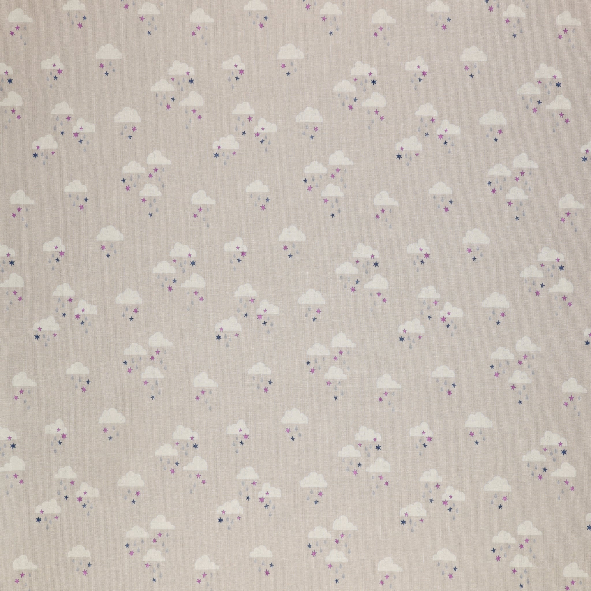 Twinkle Little Star Fabric Collection - Dream Skies Gray