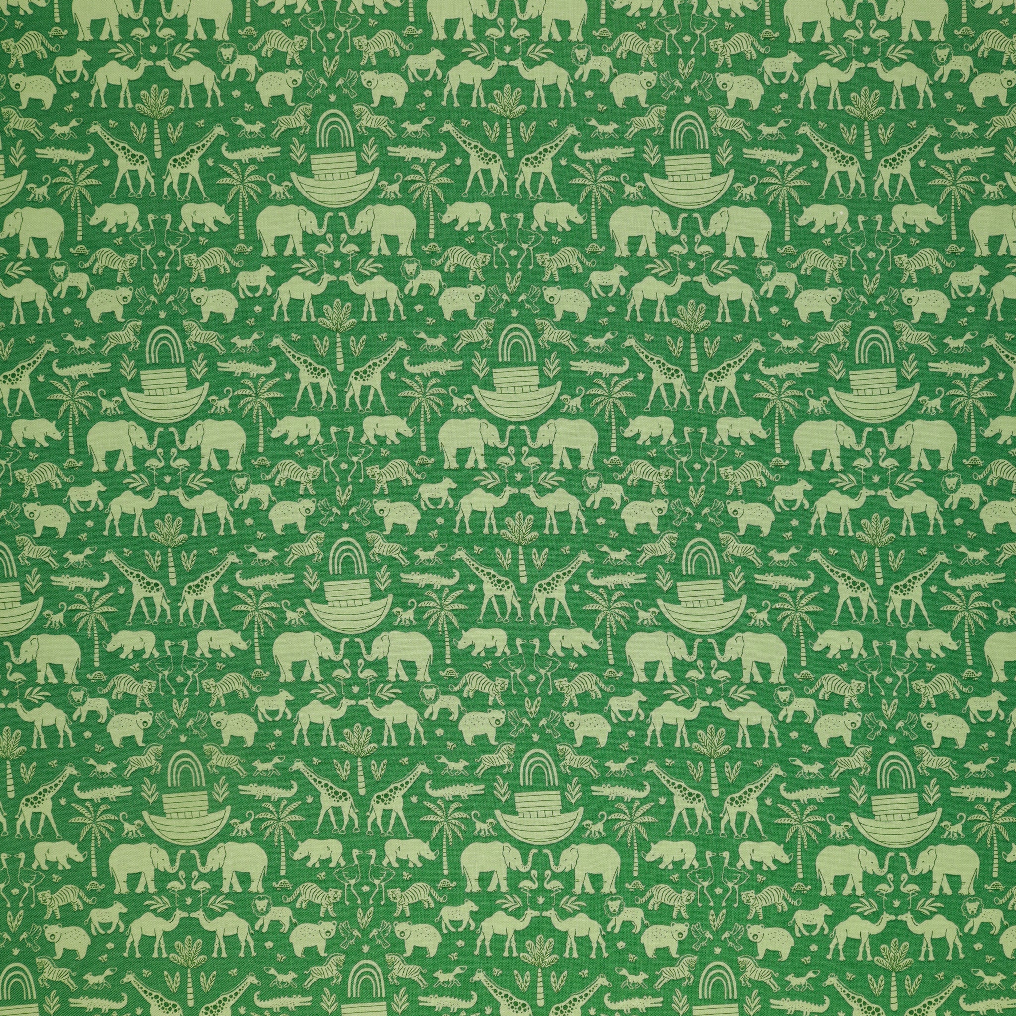 Two by Two Fabric Collection - Ark Adventures Green